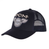 CCM C4757 HERITAGE MESHBACK TRUCKER HAT NAVY BLUE -CCM Shop ccm ccm c4757 heritage meshback trucker hat navy b